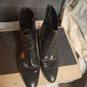Men's Black Leather Boots